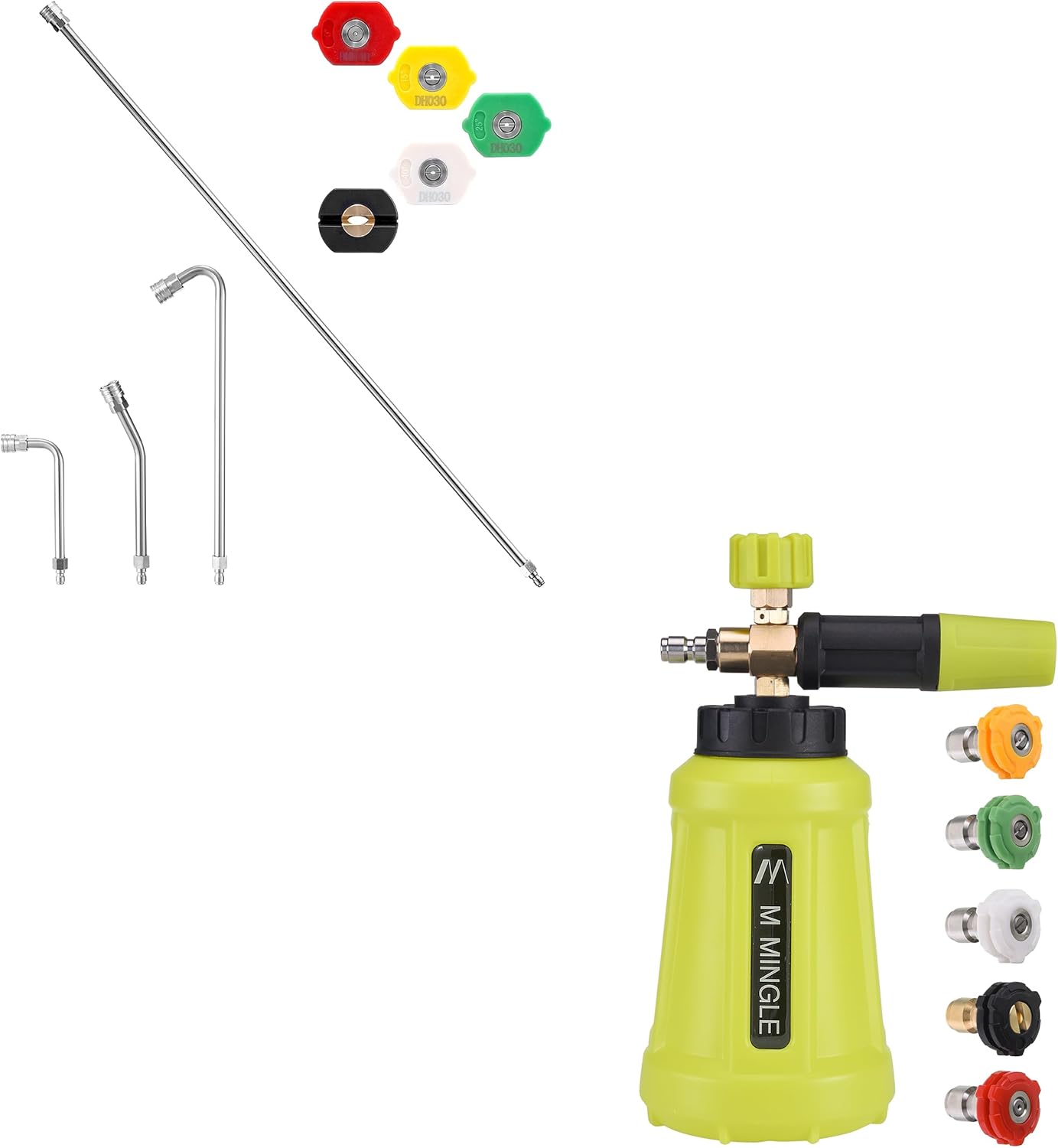 M MINGLE Pressure Washer Extension Wand 60" Upgrade Power