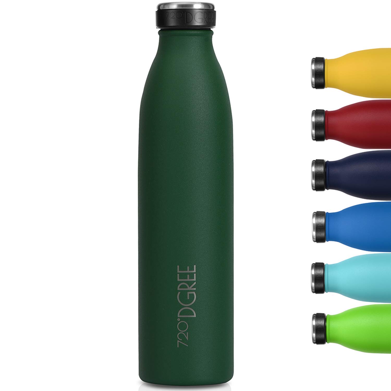 720°DGREE Botella Agua Acero Inoxidable “milkyBottle“ – 750ml - Sin BPA Free, Antigoteo y Prueba de Fugas - Frasco térmico, Cantimplora Aislada - Bebida con Gas, Deporte, Escuela, Gimnasio, Exteriore — view 57