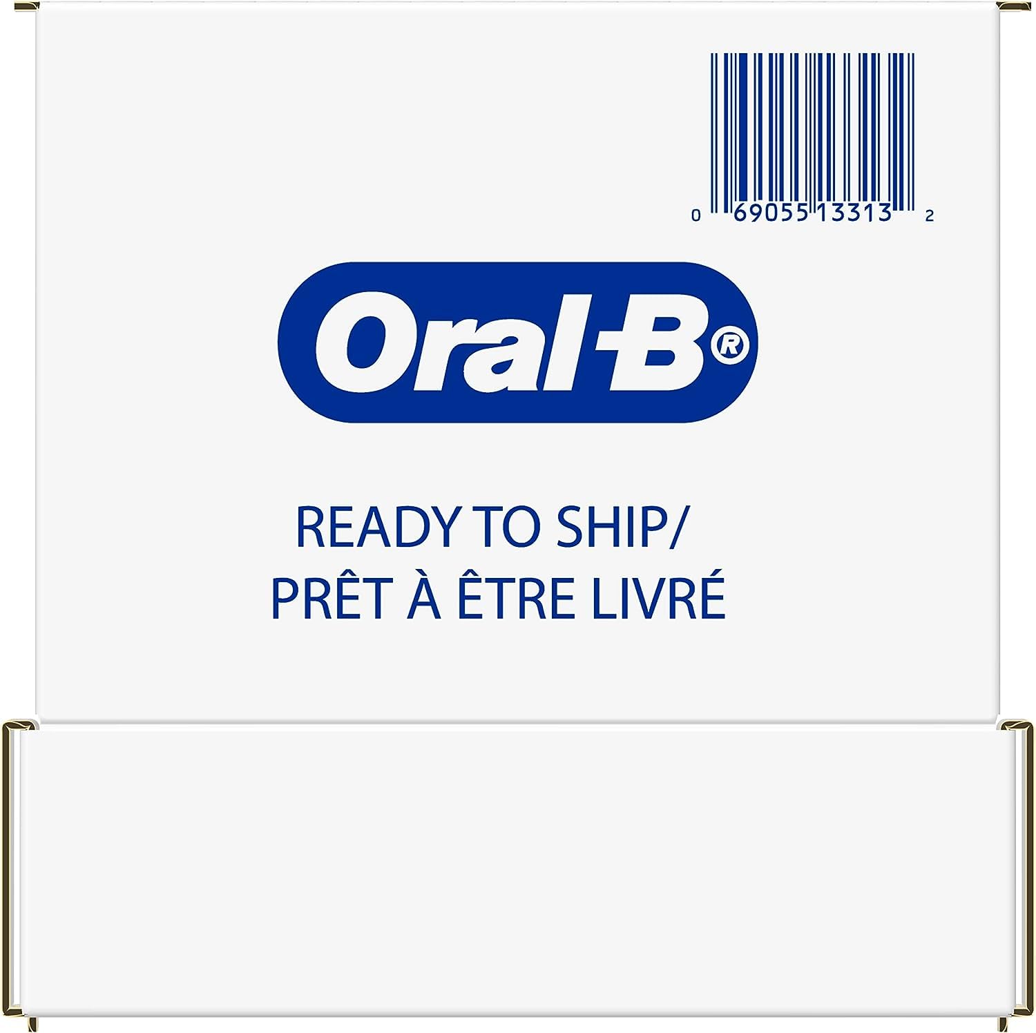 Oral-B Cabezales de repuesto para cepillo de dientes eléctrico 3D, color blanco, 6 unidades
