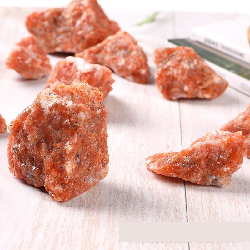 Kamienie i kryształy oryginalny Sunstone naturalny dyfuzor zapachowy kamień, kryształ, rzemiosło, ozdoby, dekoracja domu, biżuteria kryształy(2-3 cm, 1000 g)