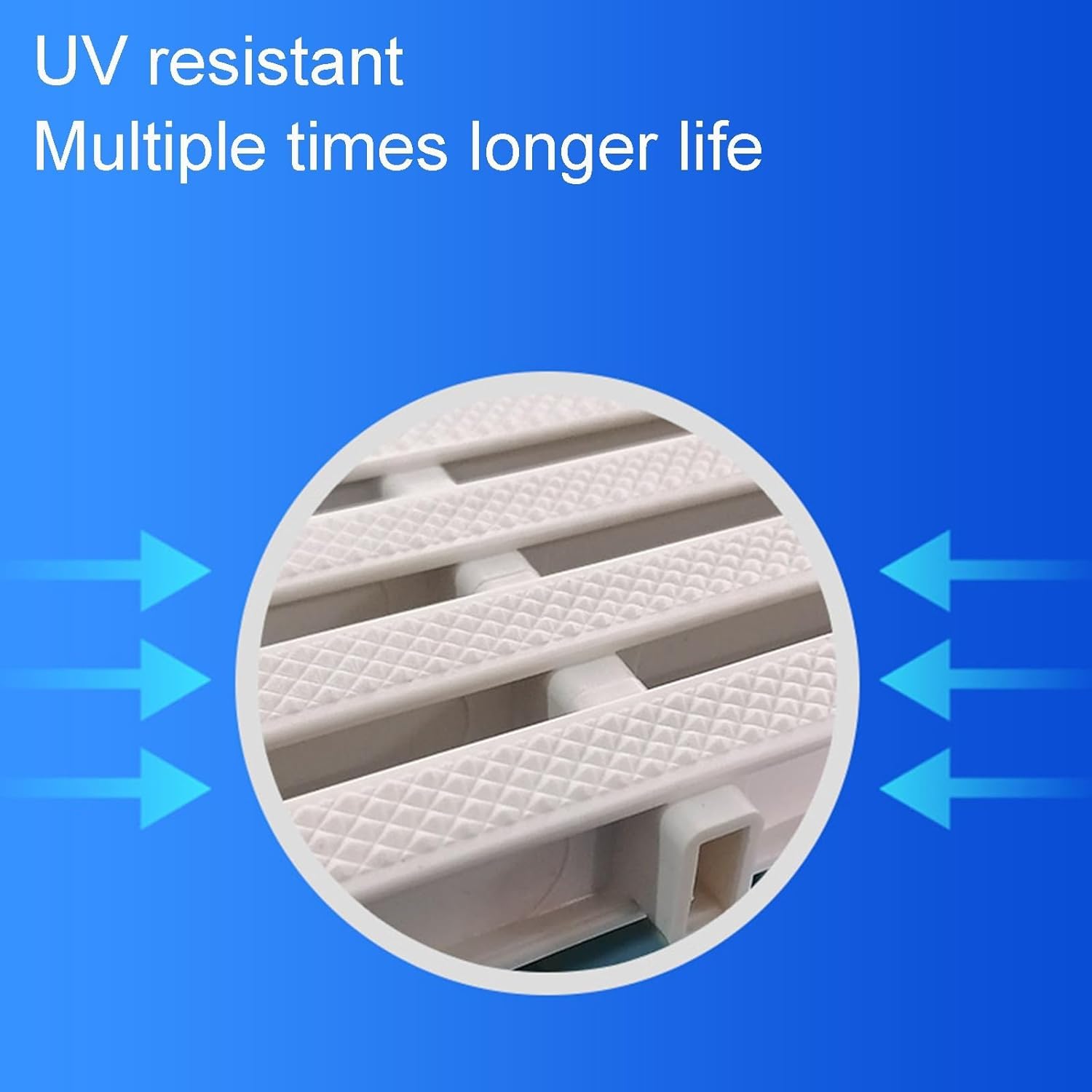 Griglia di drenaggio per Piscina in PVC - Griglia di Troppo Pieno da 30 cm, Multipla, Resistente, Bianca, Soluzione di drenaggio per Piscina per Una Gestione efficiente dell'Acqua