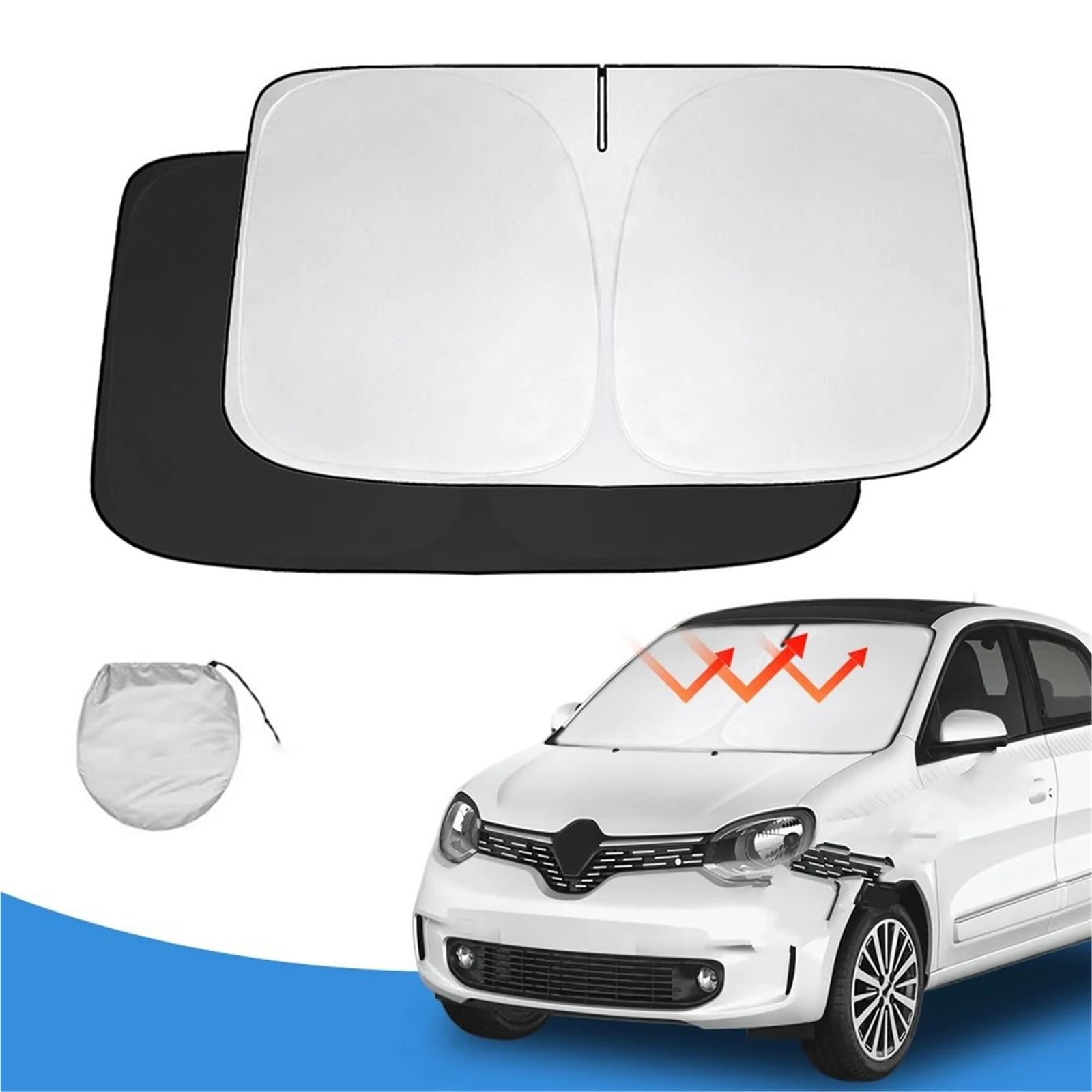 Parasole per Parabrezza Auto Parasole per Parabrezza per BMW per X3 2018-2023, Parasole Pieghevole, Parasole per Parabrezza Auto Anteriore Pieghevole Parasole