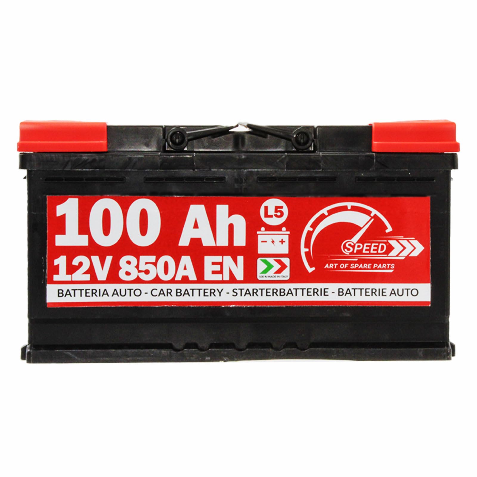 SPEED Batteria AVVIAMENTO Auto Originale SMC Marchio L5 100AH 12V 850A con Polo Positivo A Destra