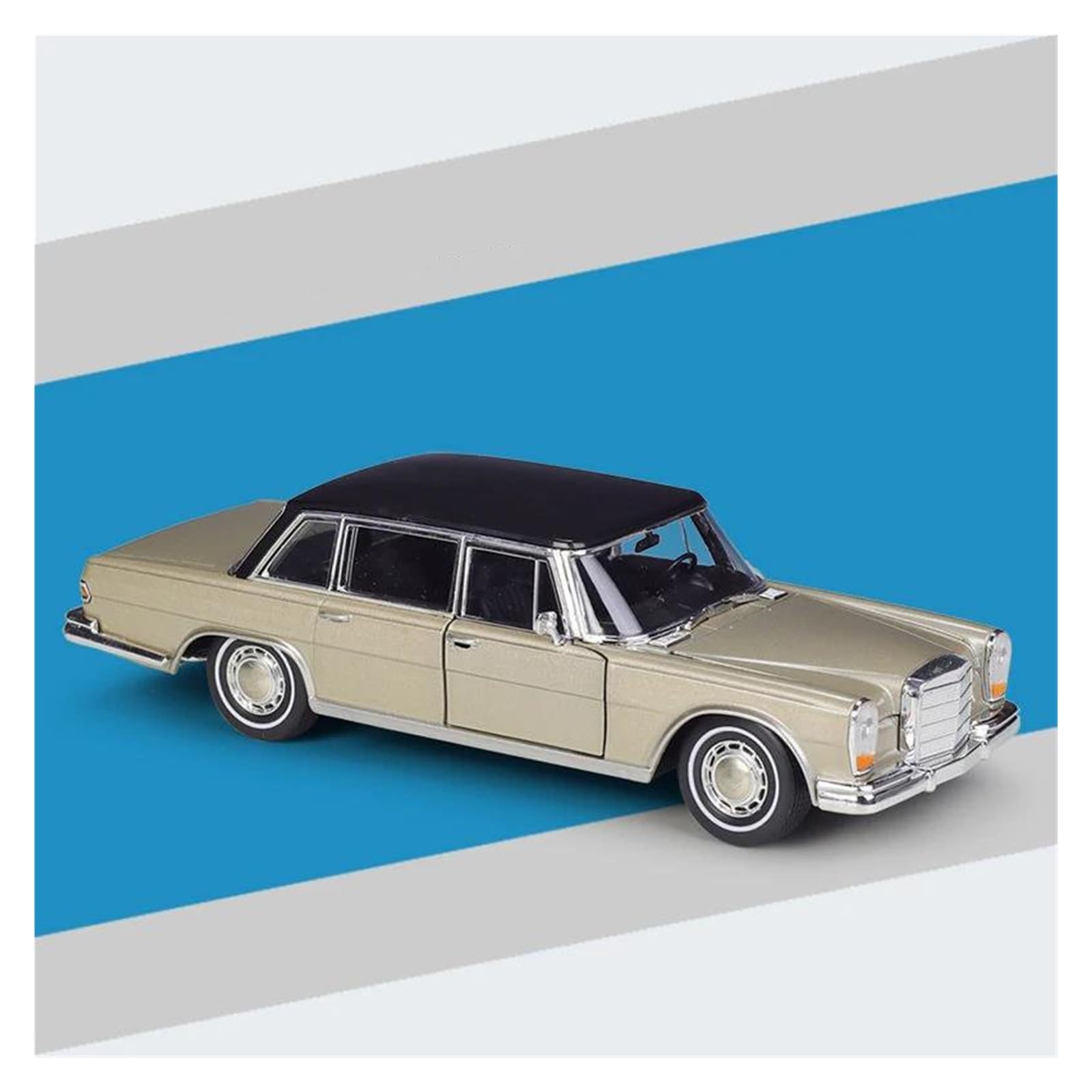 BANKOTO Diecast Car For Benz 600 1963 Diecast Model Car Collectible
