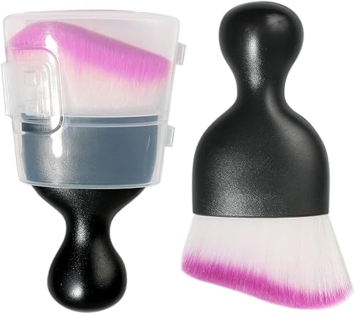 ESEWALAS - Herramienta de limpieza para parabrisas de automóvil, cepillo de limpieza de cerdas suaves, cepillo de detalles automáticos, cepillo de