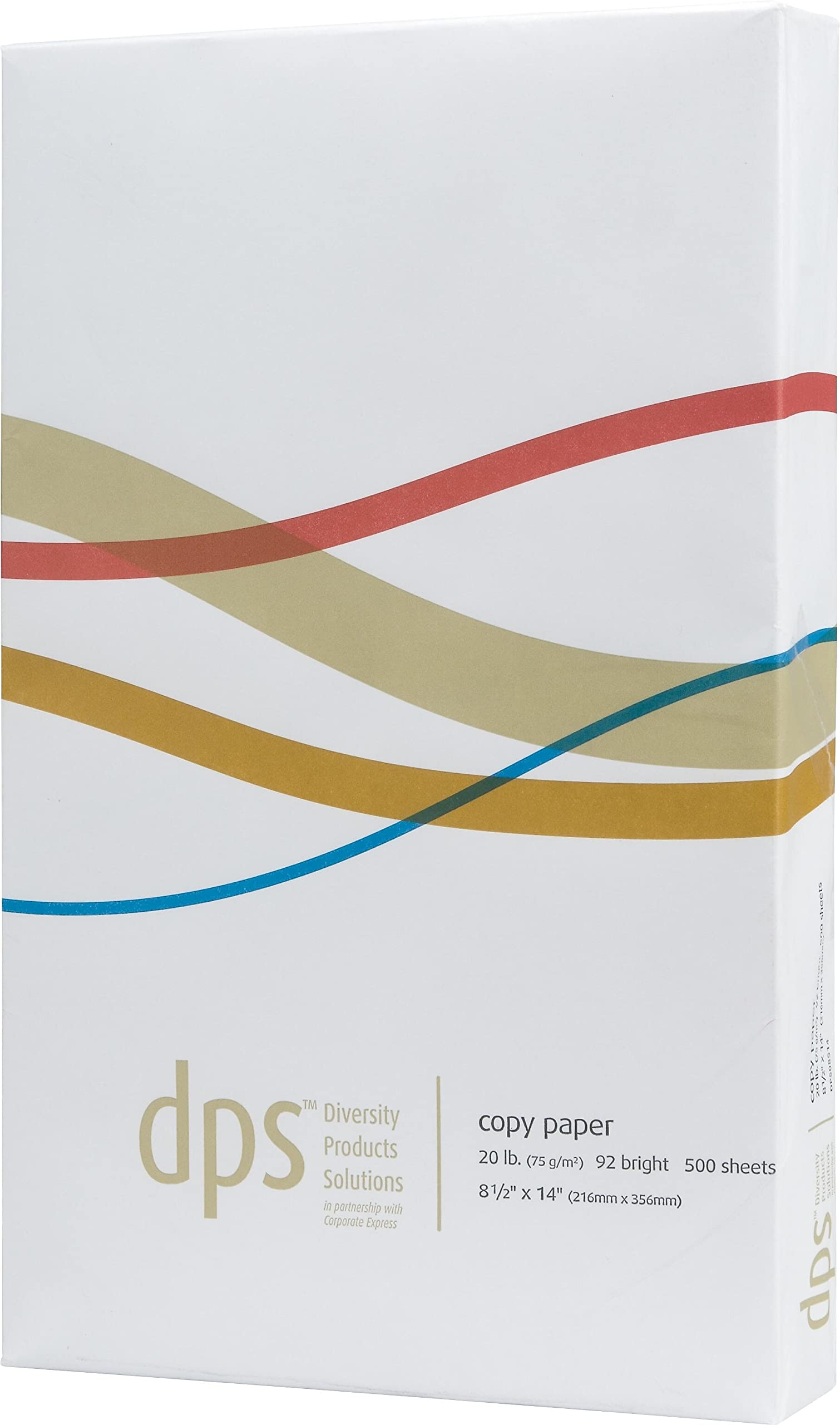 Diversity Product Solutions by Staples Multiuse Paper, 8.5" X 14", 20 Lb, White, 5000 Sheets/Case (Dps08514)