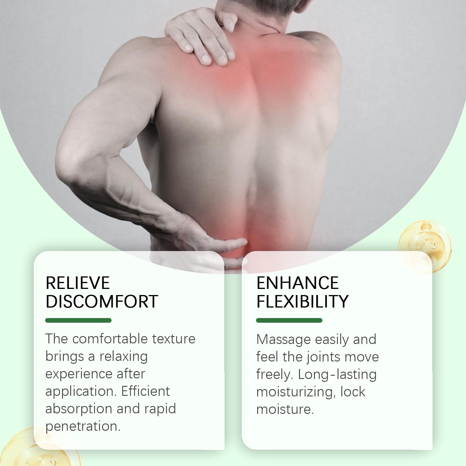 WRTHYT Miracle Balm, Soothing Joint Cream, Joint Soothing Cream for Back, Hands, Feet, 60g/2OZ(2PCS)