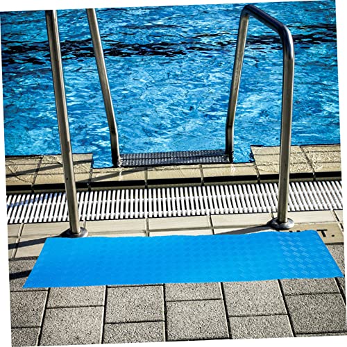 Almohadilla antideslizante para escalera de piscina azul miniatura 7