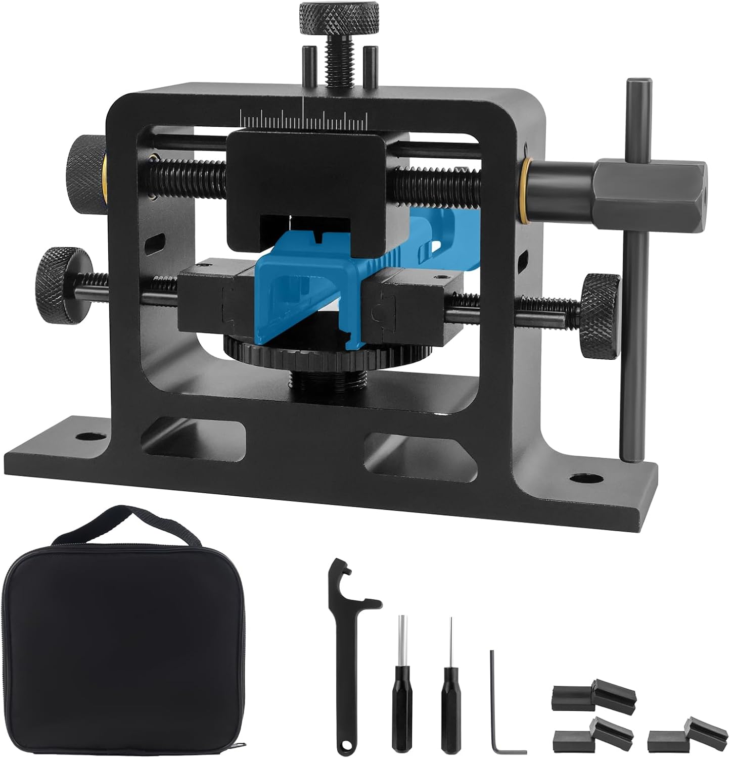 Heavy Duty Universal Sight Pusher Tool with Front Sight, Magazine Removal and Pin Tapping Tool for Removing and Adjusting Front and Rear Sights on Glocks 19/43 and Similar Model Pistols