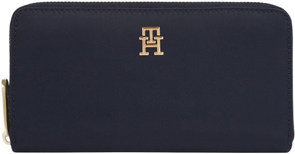 Tommy Hilfiger Donna Portafoglio Poppy Large Scomparti per Carte, Blu (Space Blue), Taglia Unica