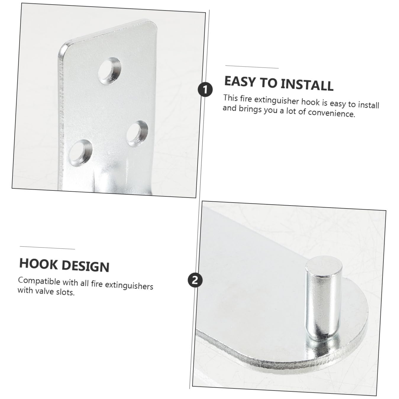 Angoily 30piezas Soporte De Pared Para Extintor De Incendios De Metal De Diseño y Fácil De Instalar Para Montaje Pared Espacios Reducidos