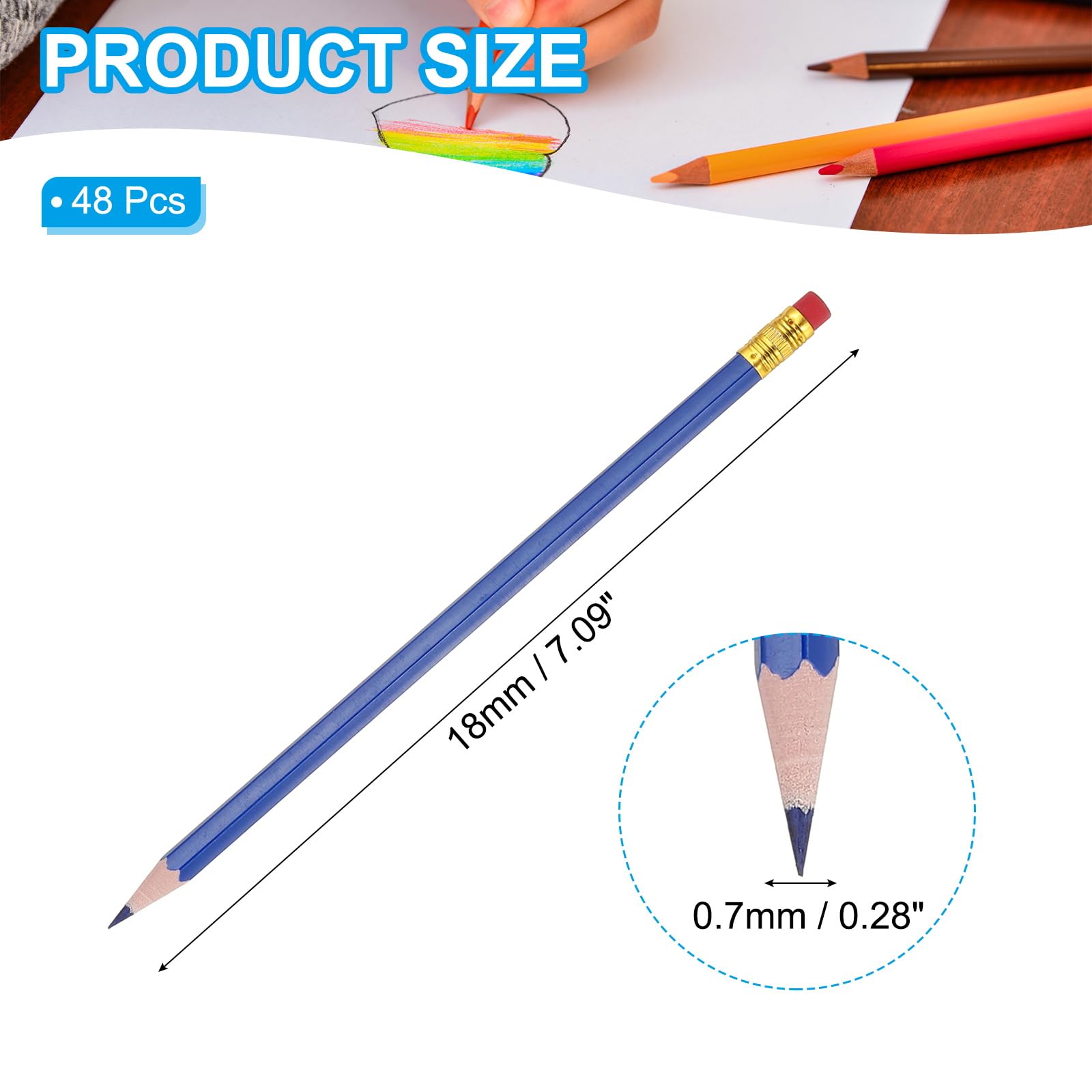 PATIKIL Erasable Colored Pencils - Image 2