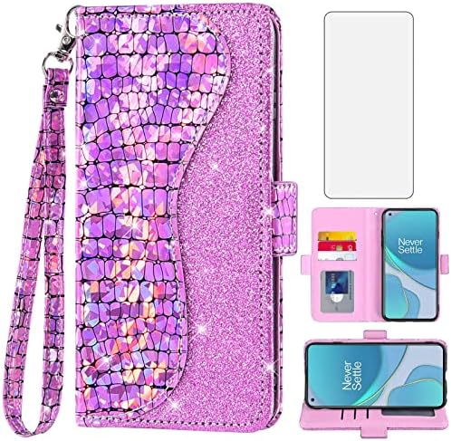 Funda Tipo Cartera Compatible Con OnePlus 8T OnePlus8T Plus 9R 5G Con Correa Cruzada Para El Hombro Y Soporte Para Teléfono Celular De Crédito Para One Plus8T5G On + 1 Plus