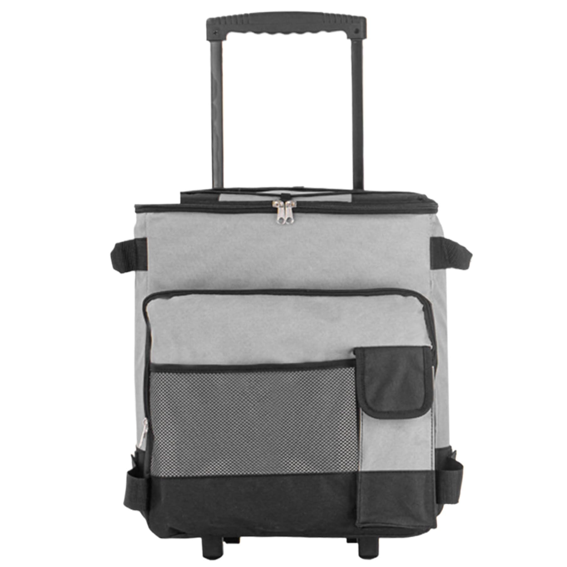 Nevera con Ruedas Y Asa Bolsa Térmica Grande Y Plegable De 43 L con Tirador Nevera Portátil Impermeable con Ruedas Bolsa Térmica Aislante con Cierre De Cremallera Y Múltiples Bolsillos para Playa