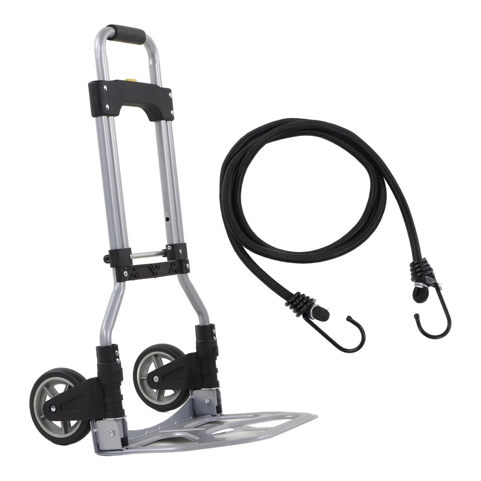OTQEFTN Car End Pipes Dolly Cart Folding Hand Truck Dolly 70kg Bearing with 2 Wheels for Transportation Hand Truck Dolly Portable Heavy Hand Truck