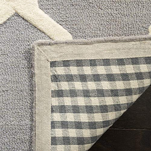 Image of Hand Tufted Wool Carpets Anti Shedding Rug Modern Carpets for Living Room Size 8x11 Feet