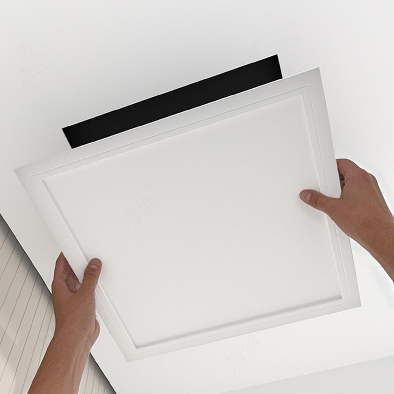 Pannello di accesso in plastica bianca per cartongesso, 50 x 50 cm, per servizi elettrici e idraulici, soluzione di accesso facile da installare