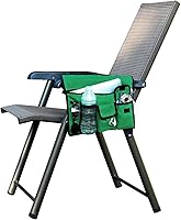 Vista 3 de Bolsa de reposabrazos para silla de playa, prácticos bolsillos, bolsa de mano, organizador de silla al aire libre, bolsa de almacenamiento colgante