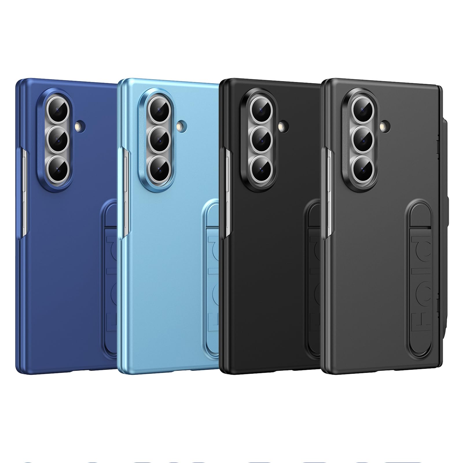 Etui do Samsung Galaxy Z Fold 7, składany uchwyt na zamek błyskawiczny odporny na zarysowania etui na długopis pełna ochrona etui, szary, składany 7