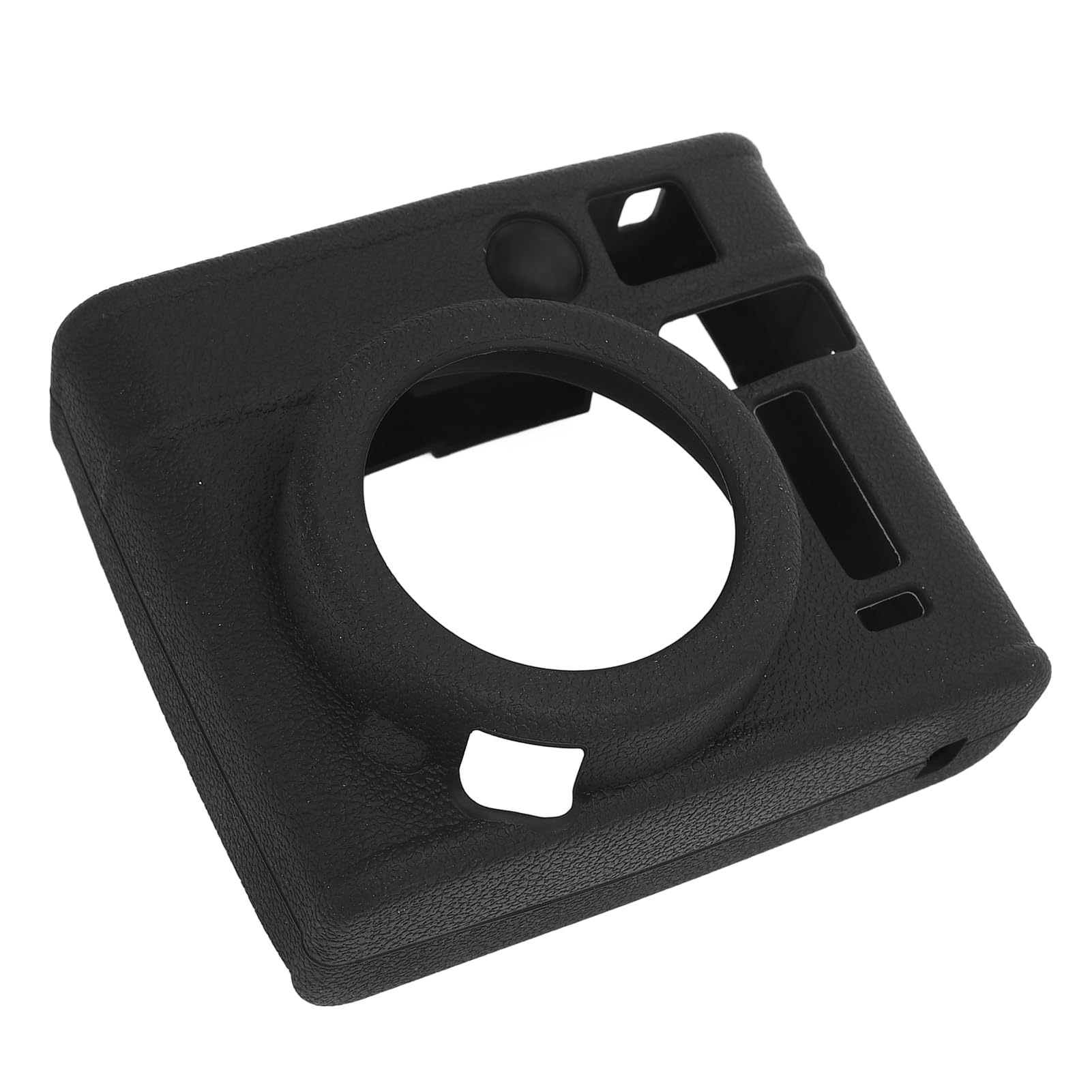 Custodia in Silicone per Fotocamera Istantanea Custodia Protettiva Antigraffio Antiurto per Fotocamera Istantanea Morbida per la Pelle del Corpo per Esterni (Nero)