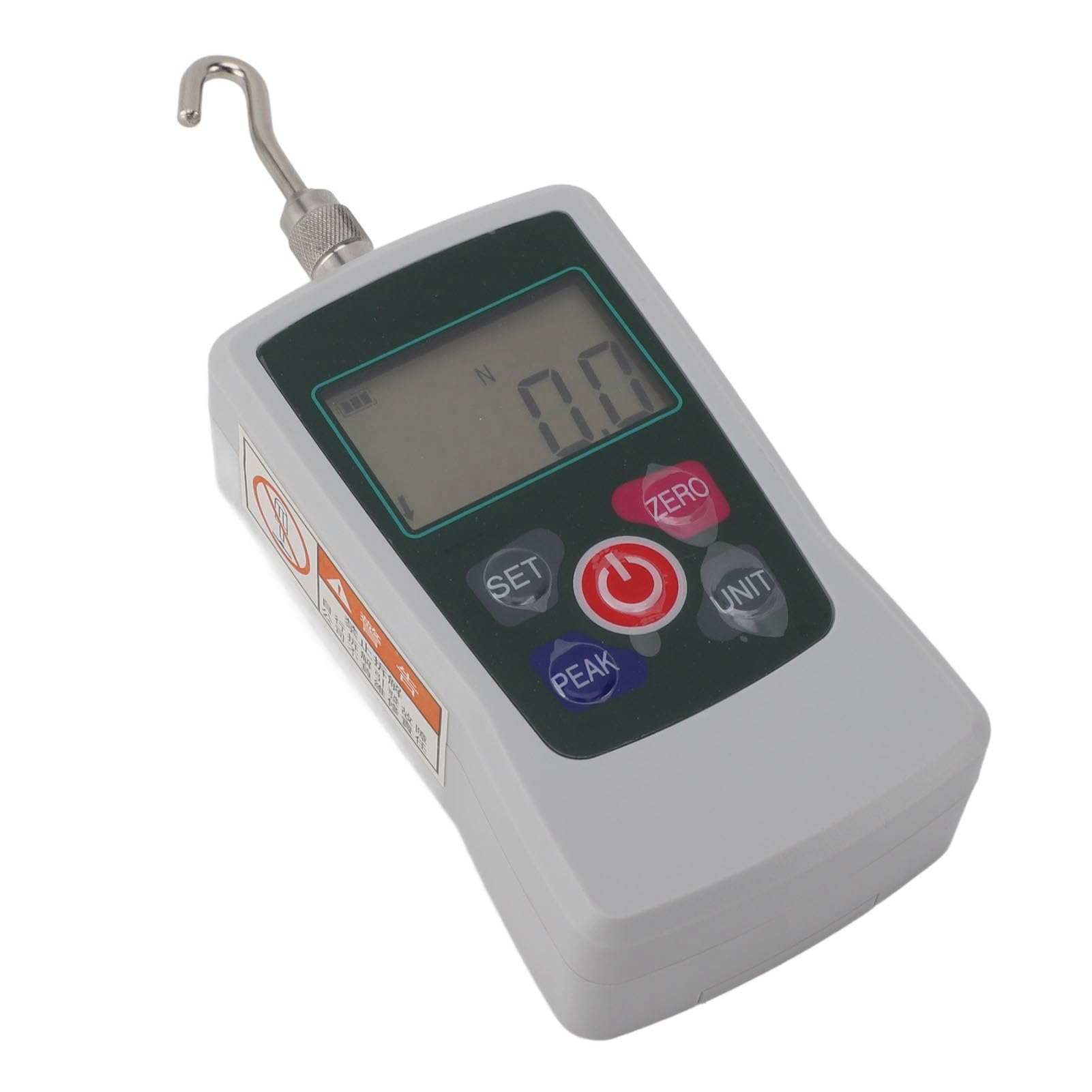 Medidor de Fuerza, Medidor Digital de Empuje y Tracción, Dinamómetro 50-500N, Medidor de Tracción de Gatillo 500N 50Kgf 110Lbf 1800Oz, para Prueba de Fuerza de Laboratorio,