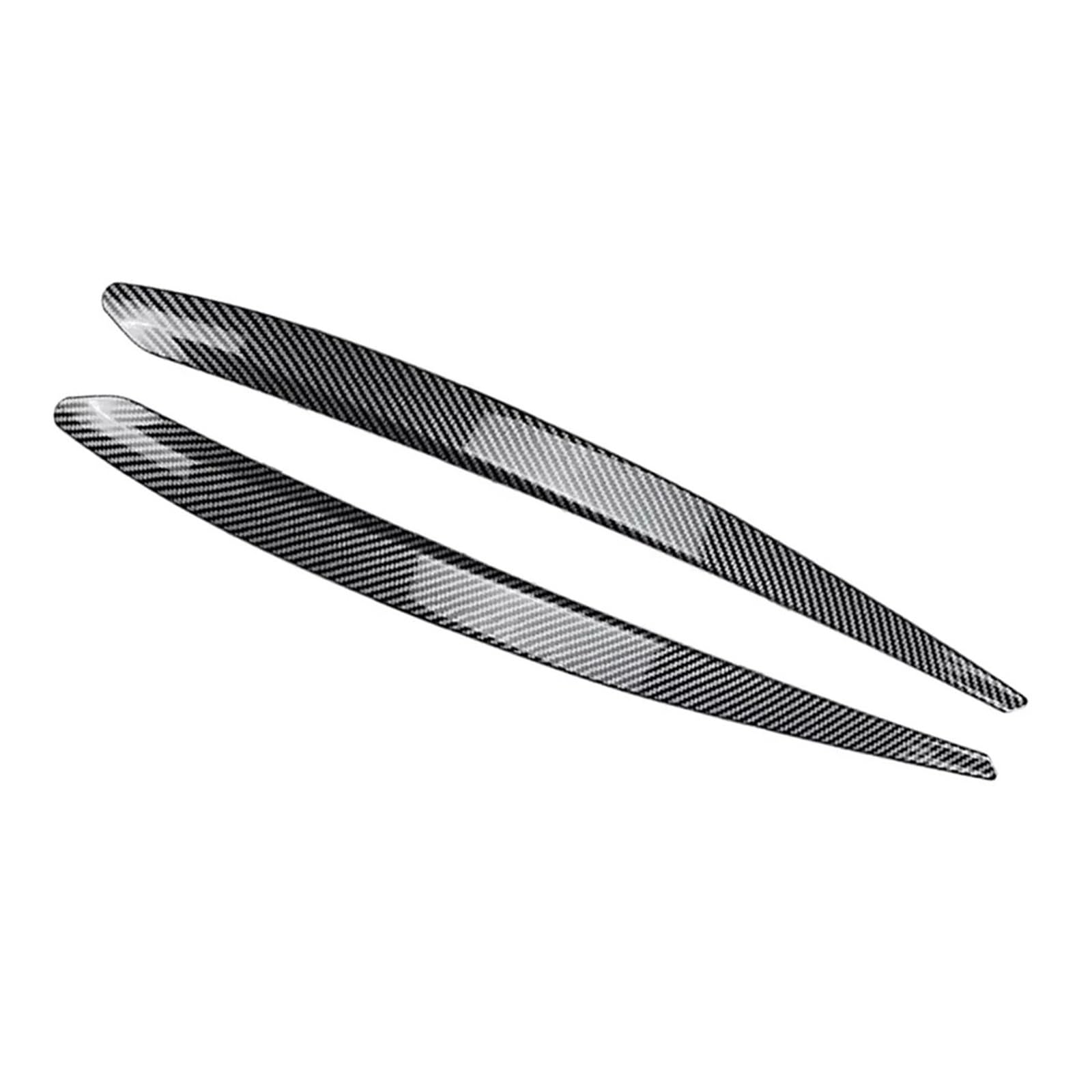 Naklejki na reflektory przednie, brwi, powieki, pasujące do Skody Superb B8 2015-2019 wykończenie oprawy brwi reflektorów(Carbon Fiber Pattern)