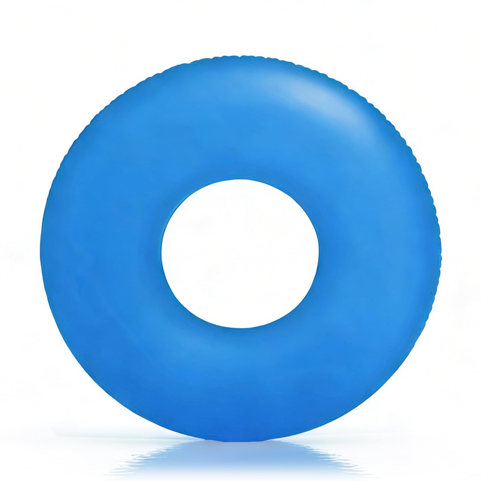 Inflatable Swimming Ring for Kids, Fluorescence Blue Rubber Ring for Pools, Inflatable Pool Floats Water floats for Girls Boys Summer Beach Swimming Pools Water Party