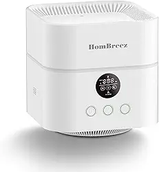 Combo de purificador de ar e umidificador para quarto, cobre até 200 m², filtro HEPA verdadeiro H13, tanque de água de 500 ml, difusor de óleo essencial silencioso e frio para bebês, quarto