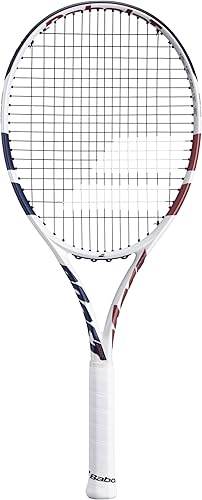 Miniatura 2 de Babolat Boost Drive - Raqueta de tenis con cuerda (blanco) - Añade una bolsa opcional, pelotas de tenis y agarres