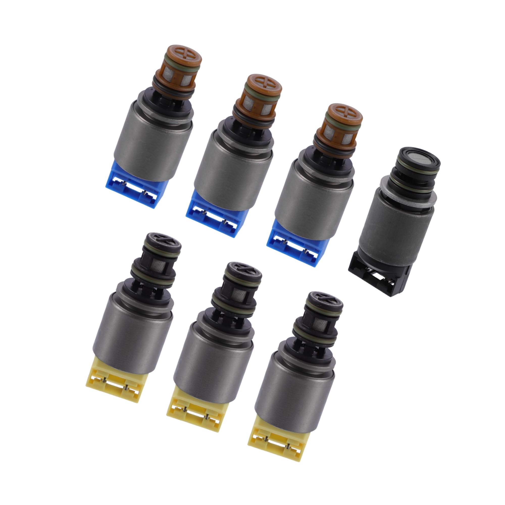 Motoforti Lot de 7 électrovannes de boîte de vitesses pour moteur 6HP19 6HP26 6HP32 - Ton titane durable