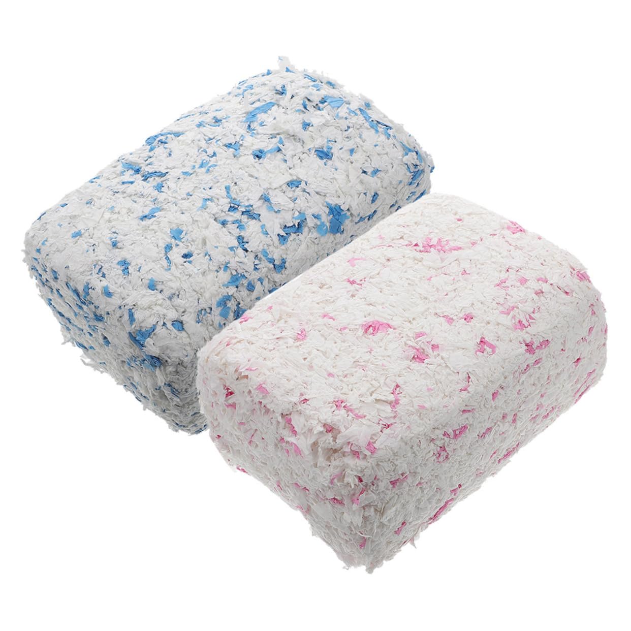 HANABASS 2stücke Beutel Niedrigstaub Papierstreu Für Kleintiere Pro Packung Absorbierende Und Geruchsneutrale Einstreu Für Hamster Meerschweinchen Und Andere Kleine Haustiere