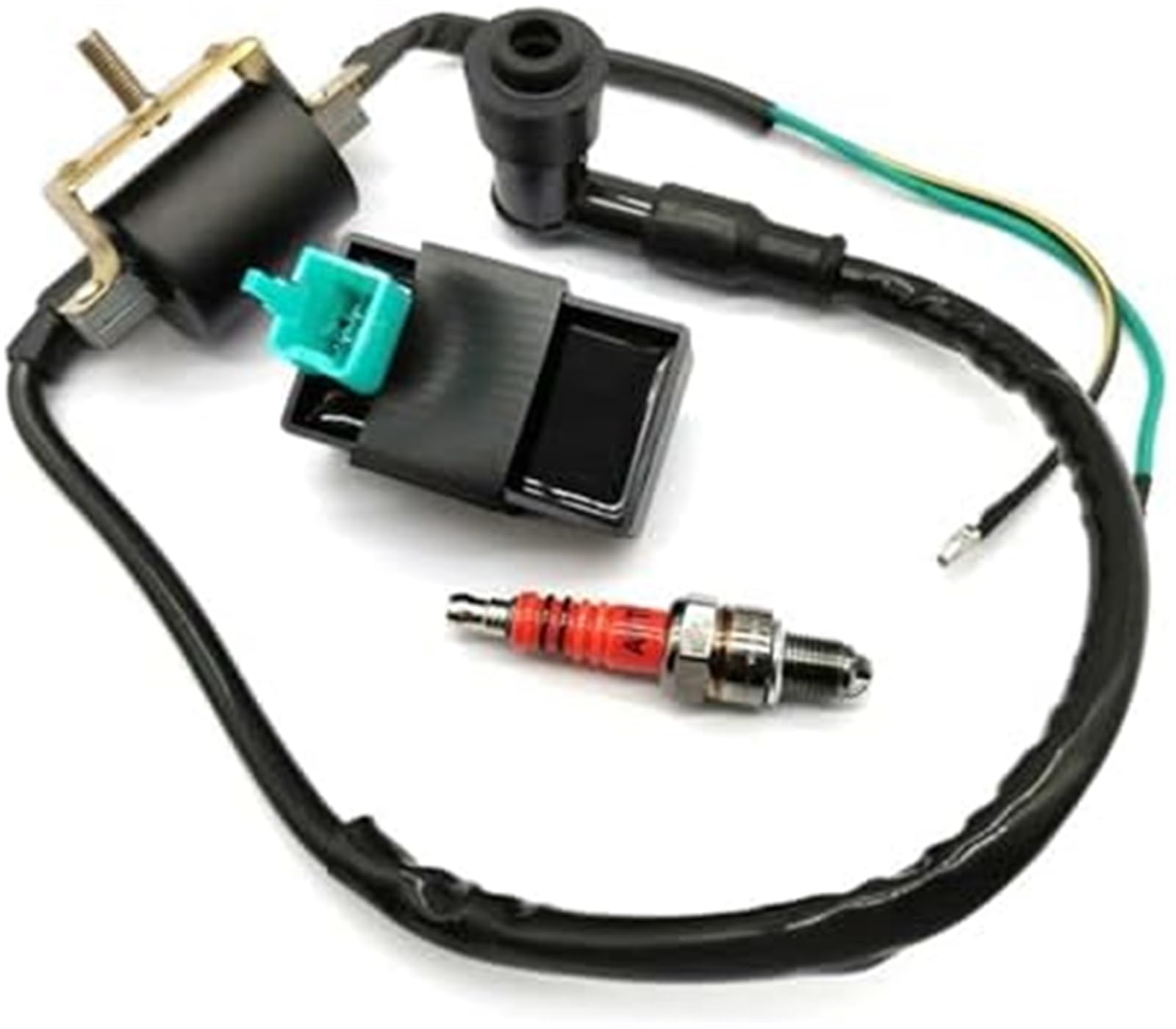 Zestaw cewek zapłonowych Moto Skrzynka cewki zapłonowej motocykla 5-Pin Ac Cdi, dla Spark A7TC Xl185 Xl Xr 70 75 80 100 125 175