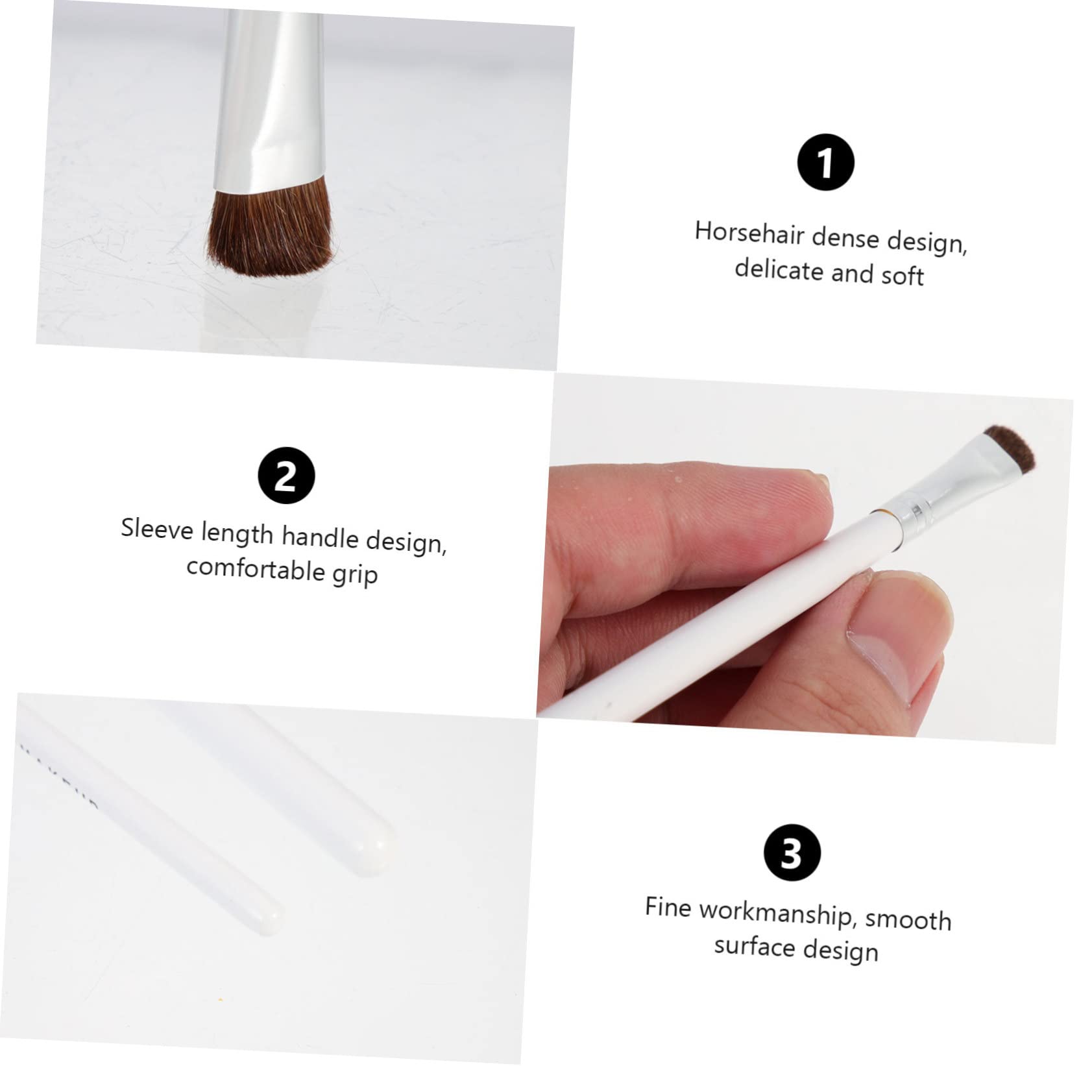 POPETPOP 21pezzi Pennelli Ombretto Per Trucco Occhi Pennelli Morbidi e Leggeri Per Applicazione e Sfuma Per Professionisti e Amatori e Facili Da Usare Kit Pratico Per Trucco Occhi