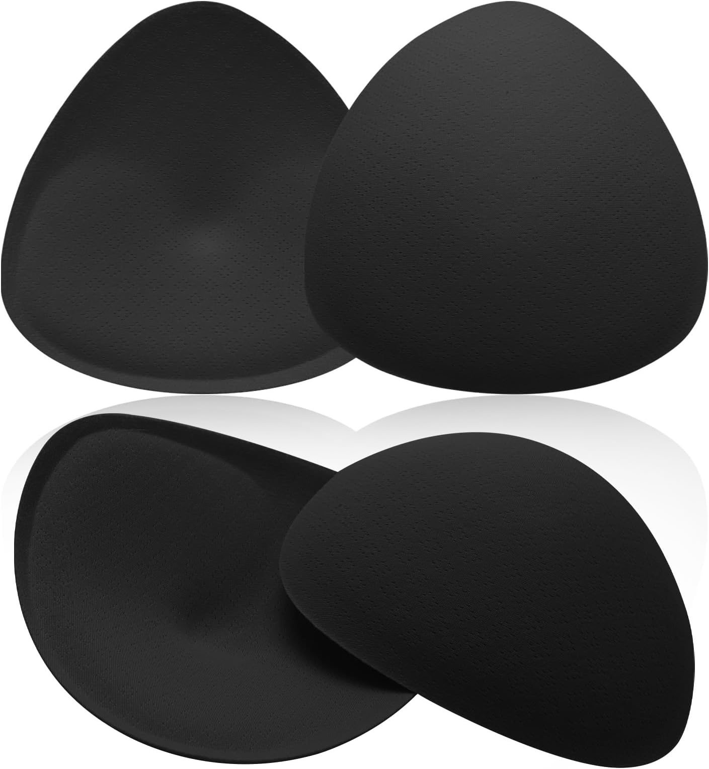 WLLHYF 1/2/3 Pairs Bra Pads Inserts, Triangle breathable Bra Inserts Skin Color Removable Breast Padding Soft and Comfortable Bra Pads For Women Girls Bra Any Cup Cover