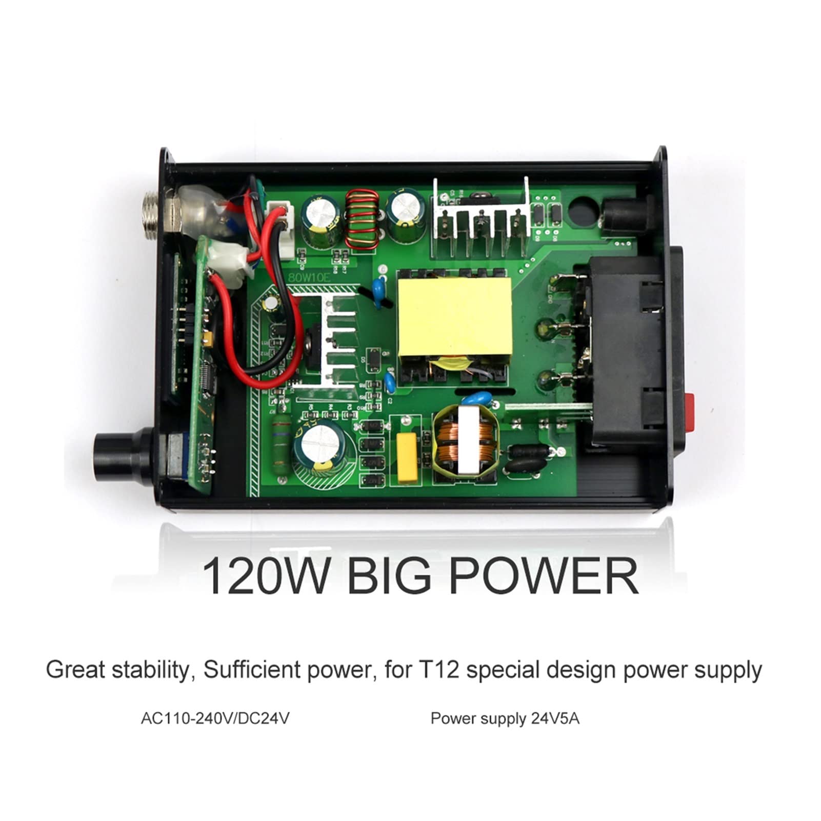 Stacje Lutownicze, T12-956 OLED Stacja lutownicza panelu Cylic elektroniczne lutownicze narzędzie do spawania żelaza z uchwytem 907(SET3)