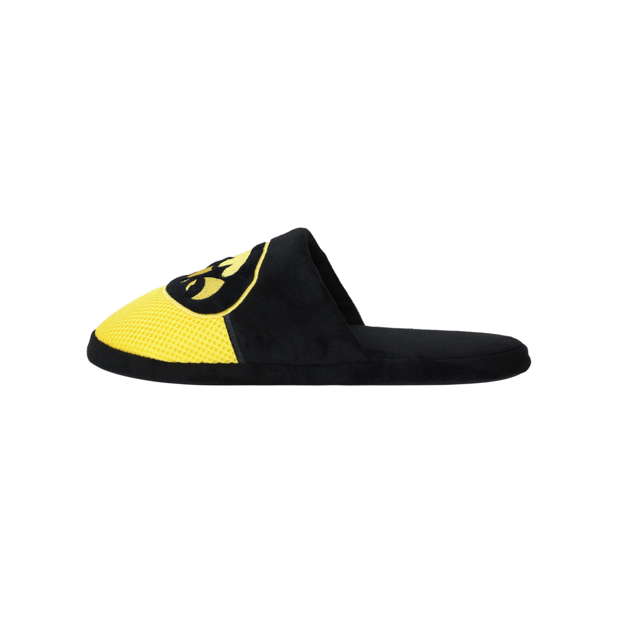 FOCO Iowa Hawkeyes NCAA Mens Team Logo Staycation Slippers - XL