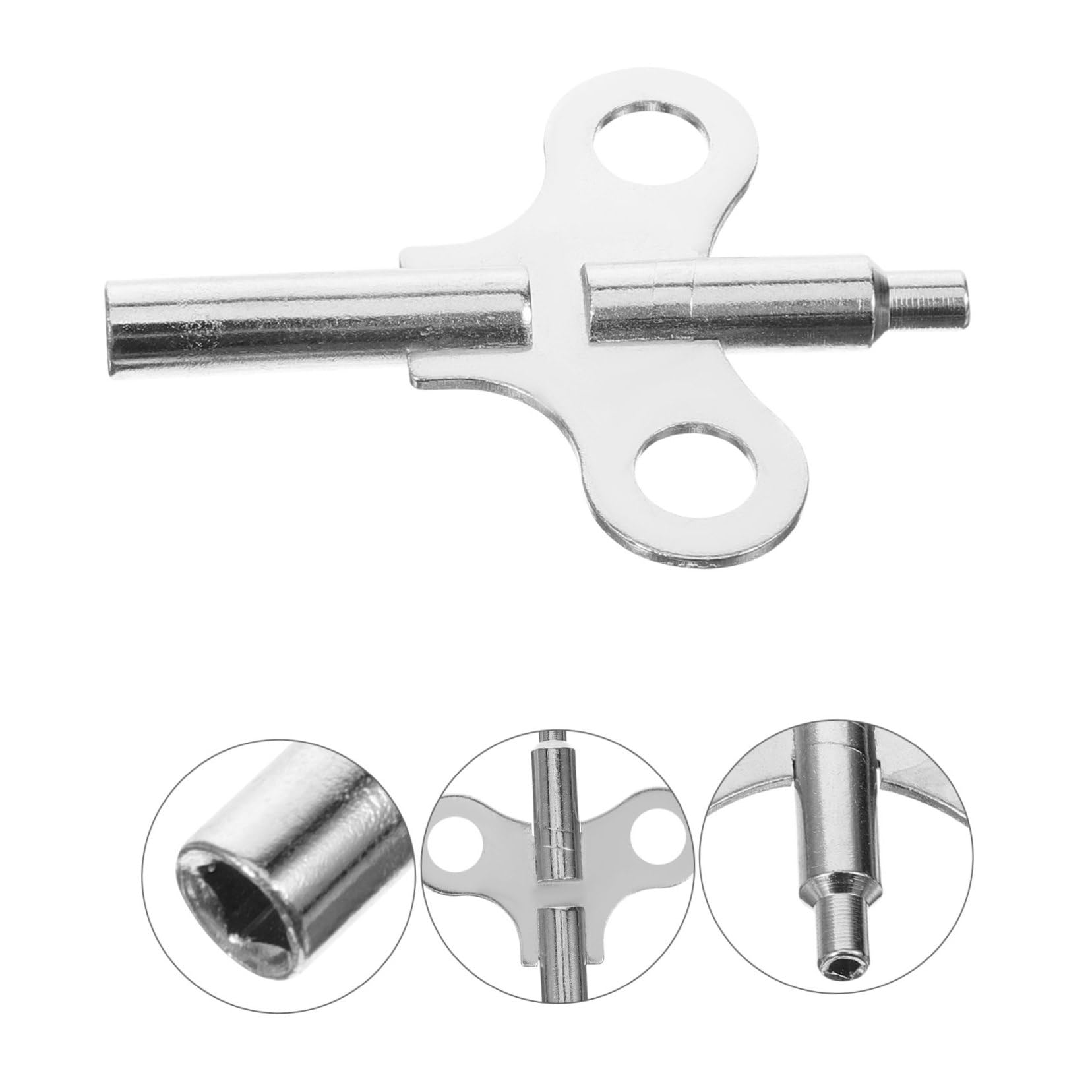 HOMSFOU 10pièces Clé De Remontage pour Horloge Outils De Réparation De Mécanisme Accessoires pour Horlogers Et Amateurs De Montres