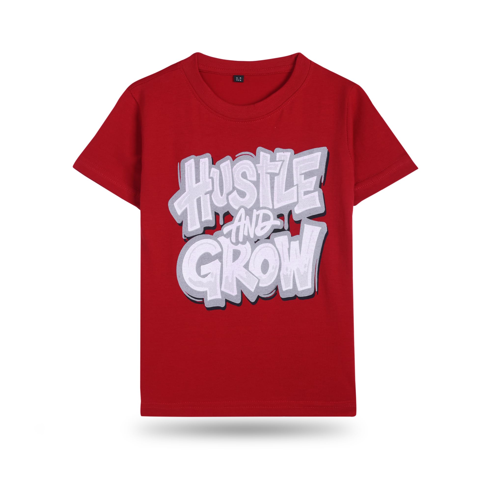 T2F Juego de 5 camisetas de algodón para niño | Tejido de algodón suave transpirable | Manga media y cuello redondo | Traje de ropa casual | Ropa infantil