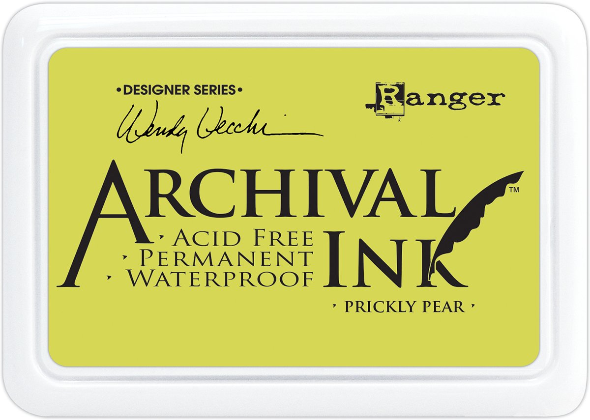 Ranger Figue de Barbarie d'archivage d'encrage pour sublimer votre atelier créatif jaune