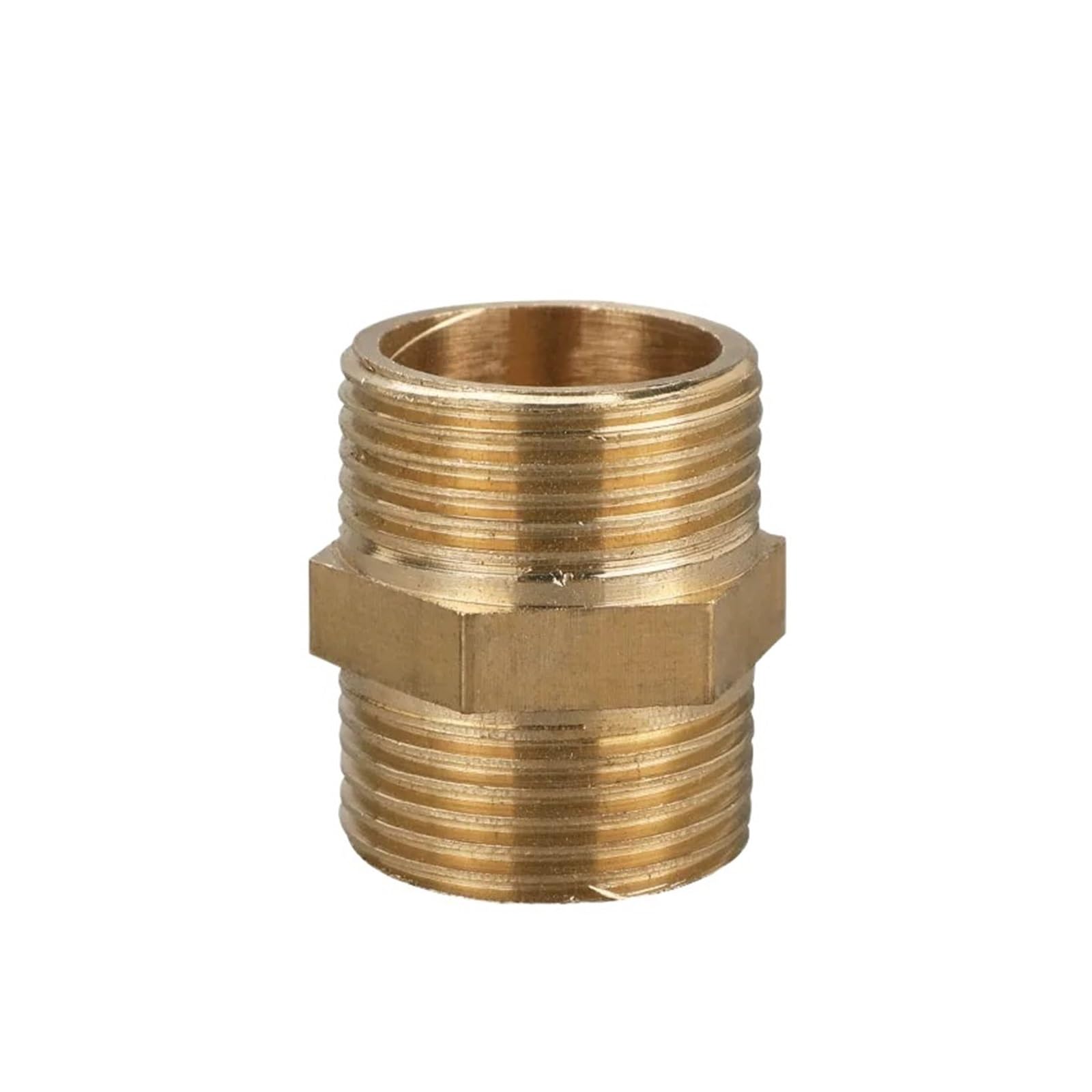 Szybkozłączka sześciokątna do rur mosiężnych 1/8" 1/4" 3/8" 1/2" 3/4" 1" z gwintem zewnętrznym wody, oleju, gazu(3l4 to 3l4,200 PCS)