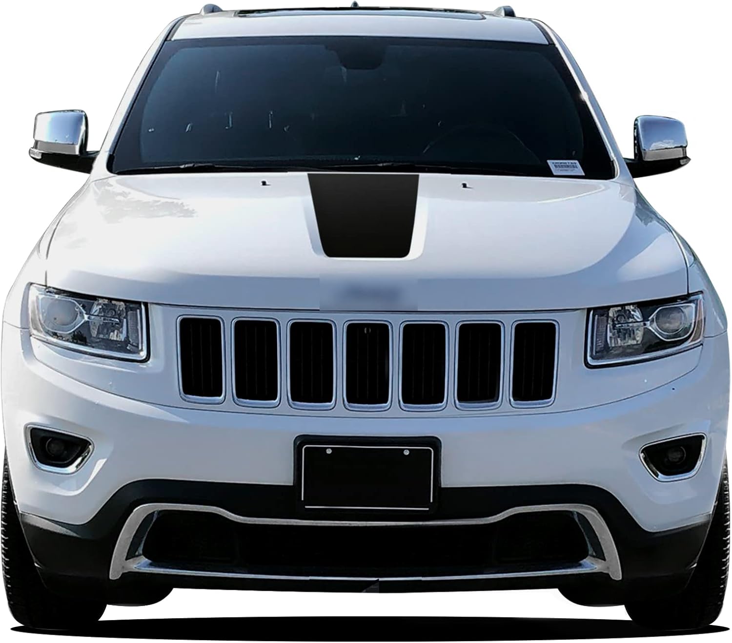 Gomu Pathway Hood Precut Blackout Vinyl Decal Overlay Wrap Kit Compatible with and Fits Grand Cherokee 2011-2019 - Gloss Black