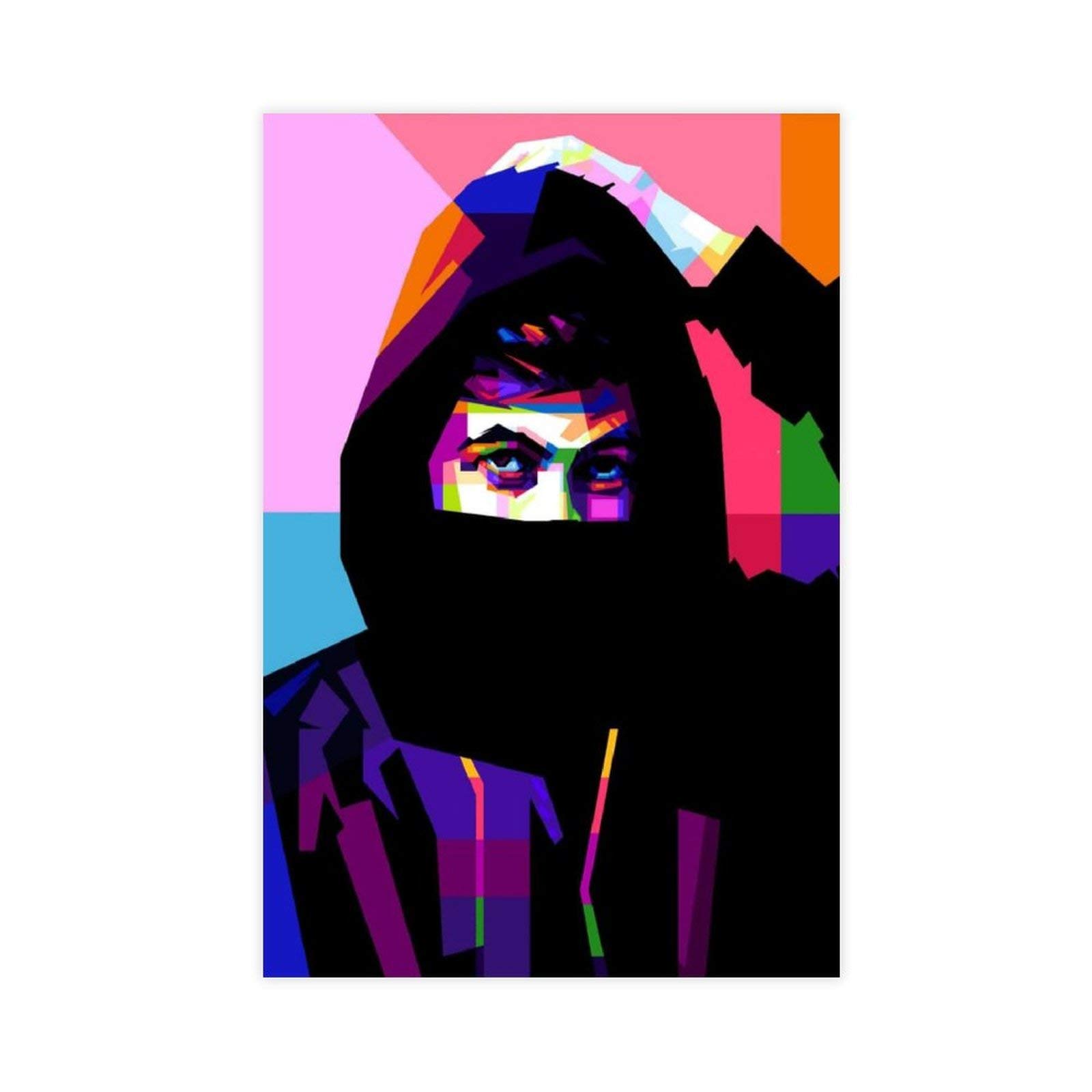 Alan Walker Canvas Poster Bedroom Decor Sports Landscape Office Room Decor Gift 12×18inch(30×45cm) Unframe-style1