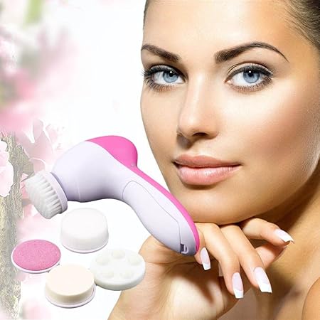 5 in 1 Facial Cleaner Multifunction Massager For Skin Care, Face Massage Machine For Face, Facial Machine, Beauty Massager, Facial Massager For Women