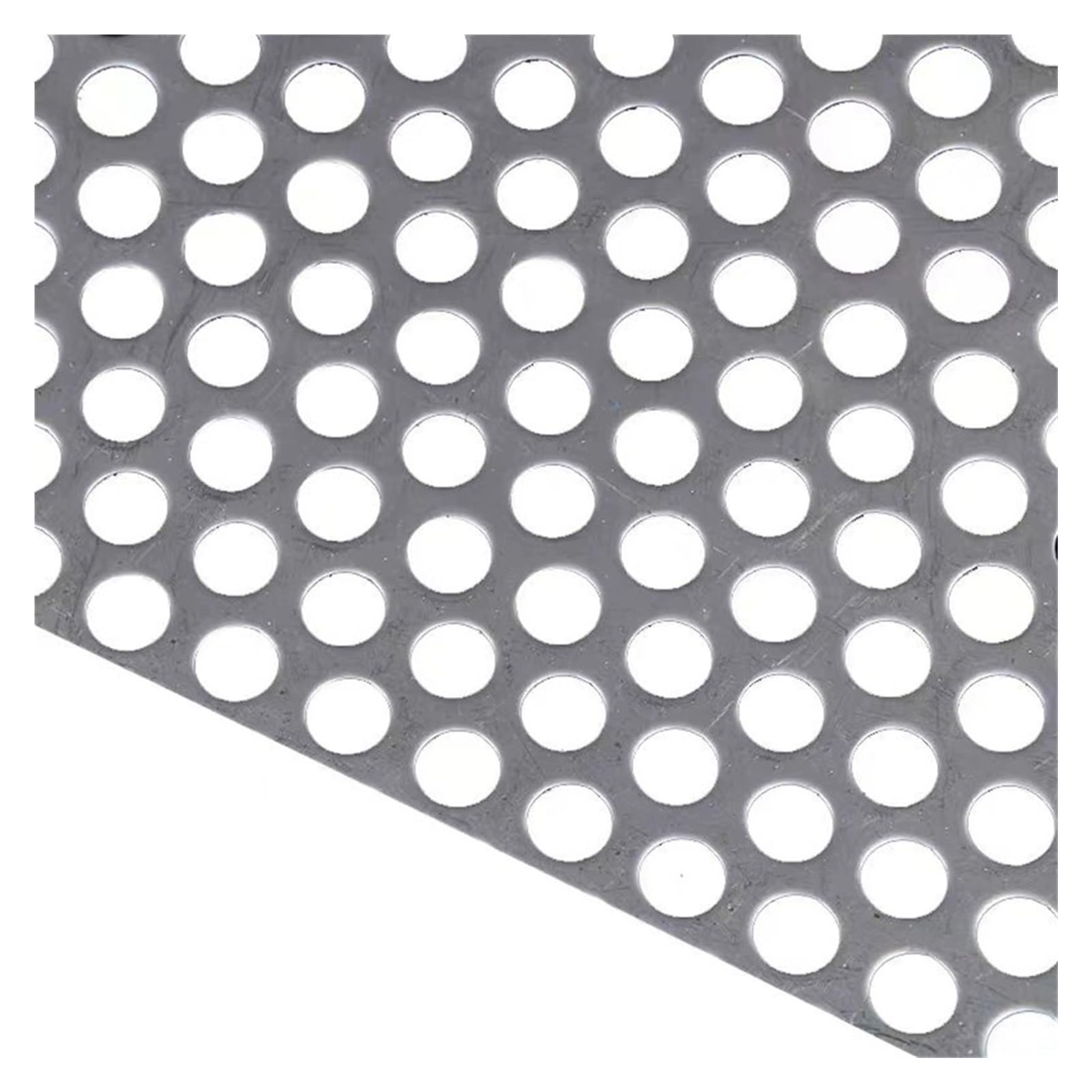 Edelstahlblech Metall-Lochblech 0,8mm Dicke DIY Schuhablage Werkzeugwand Mehrzweckplatte(27inx3ft(0.69x1m))
