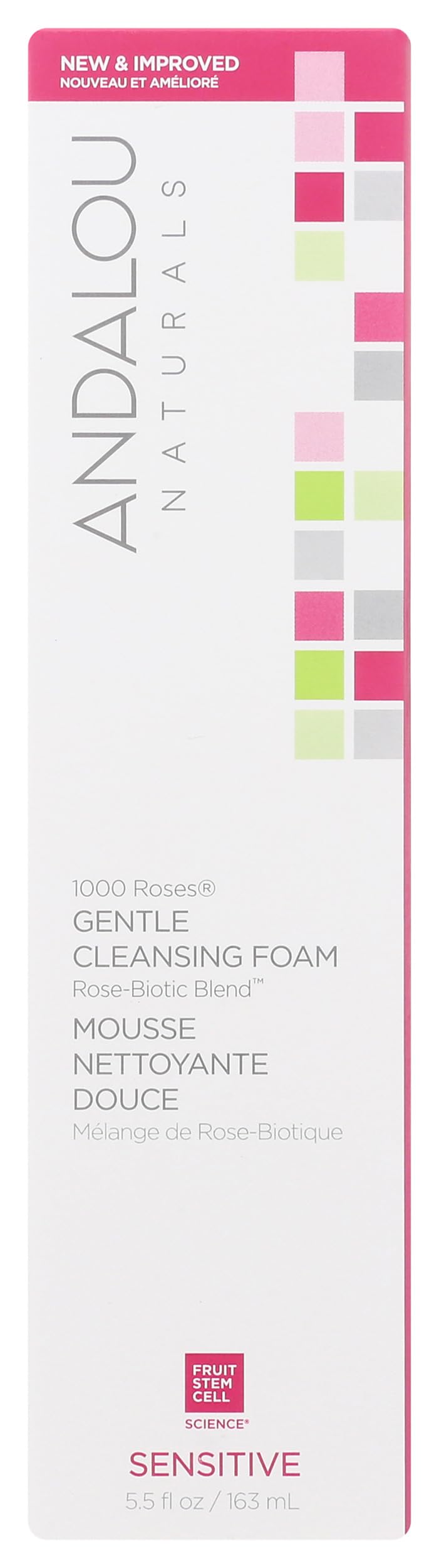 1000 Roses, Gentle Cleansing Foam, Sensitive, 5.5 fl oz (163 ml)
