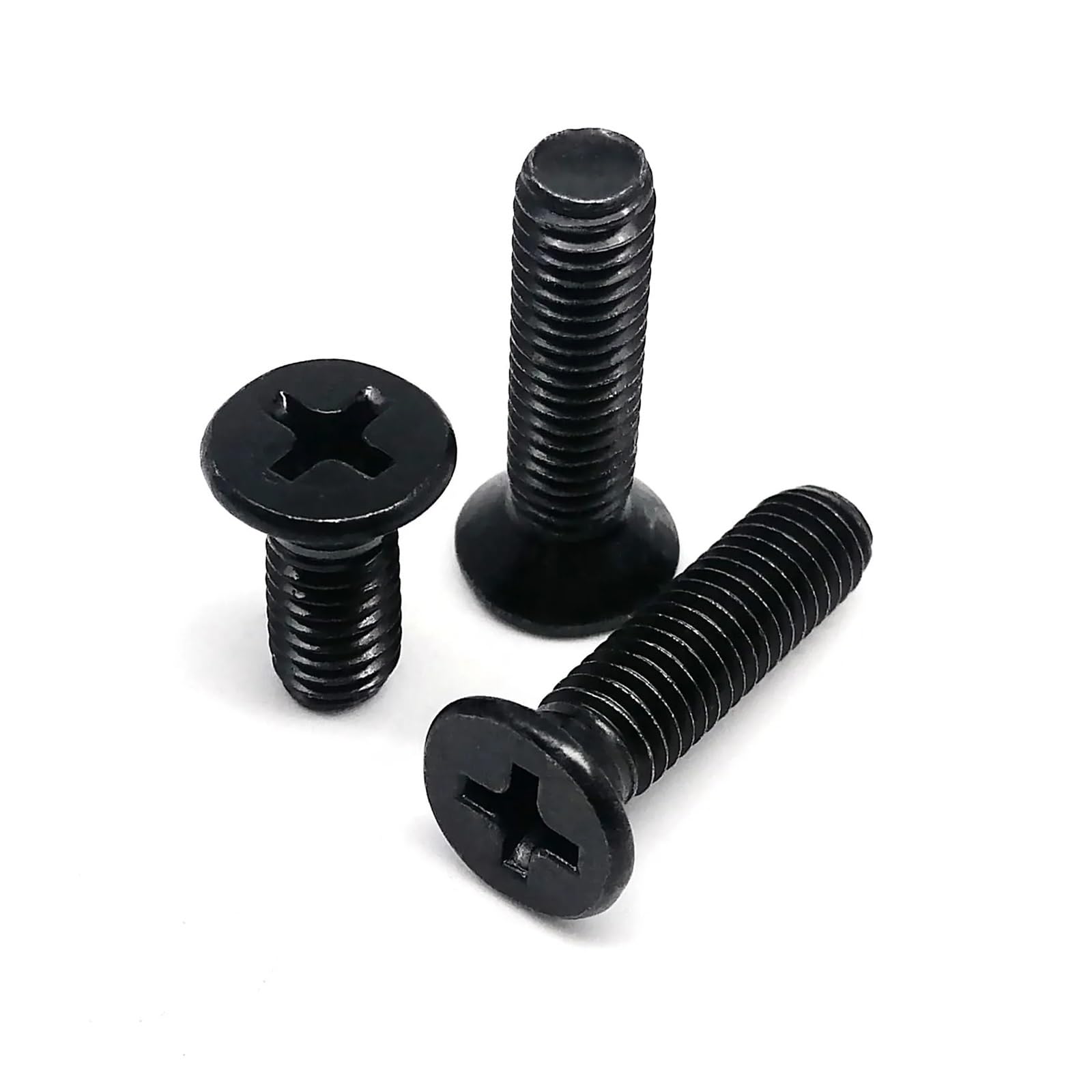 Acero Inoxidable 304, Surtido De Tornillos De Cabeza Avellanada Plana Phillips Negros M2.5 M3 M4 M5 - Kit Surtido De Pernos Y Tuercas (285/1020 Piezas, Caja Incluida)(Set B 1020pcs)