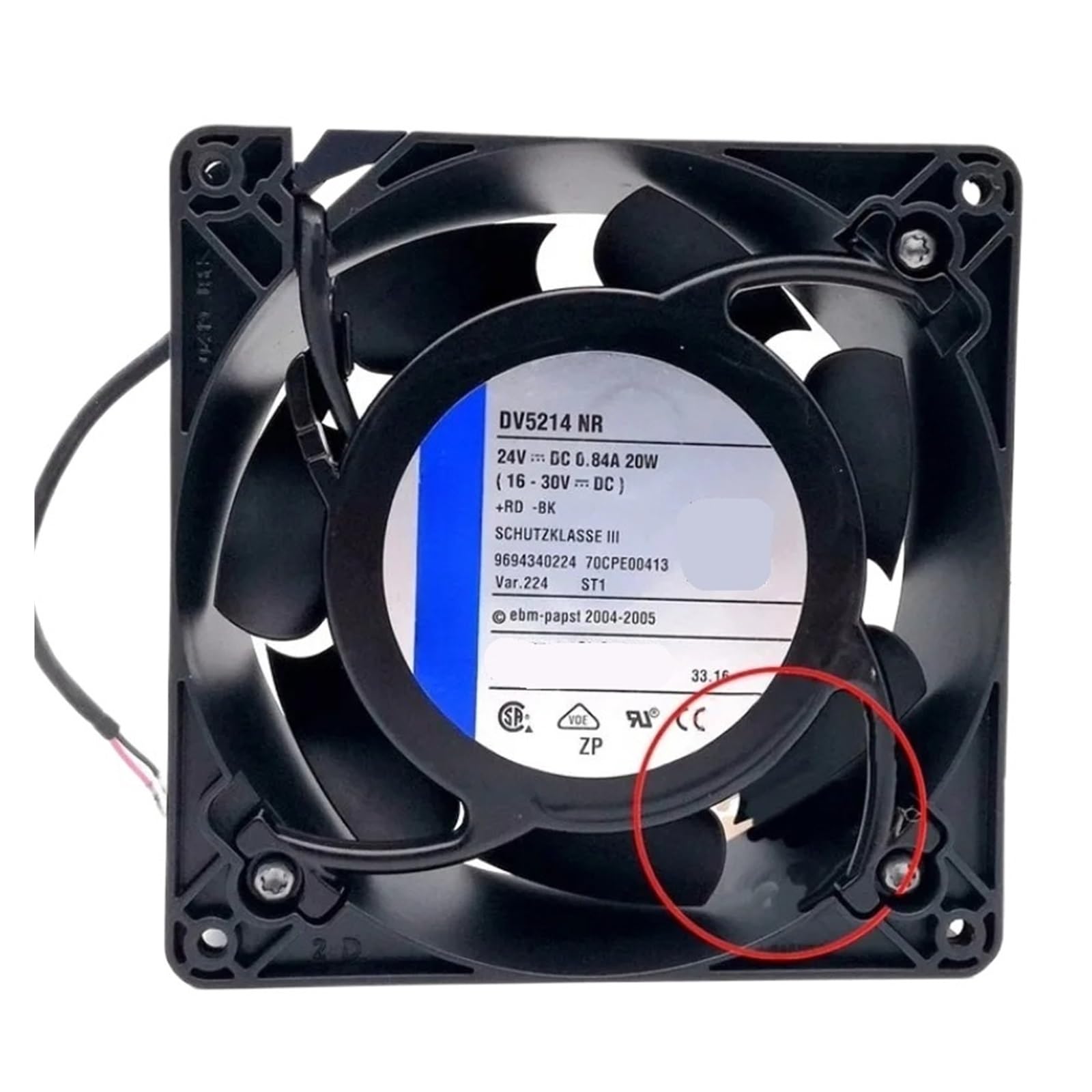 SJFNTNYHF DV5214NU DV5214/2MU DV5214/2NU 24V Cooling Fan(DV5214NU)