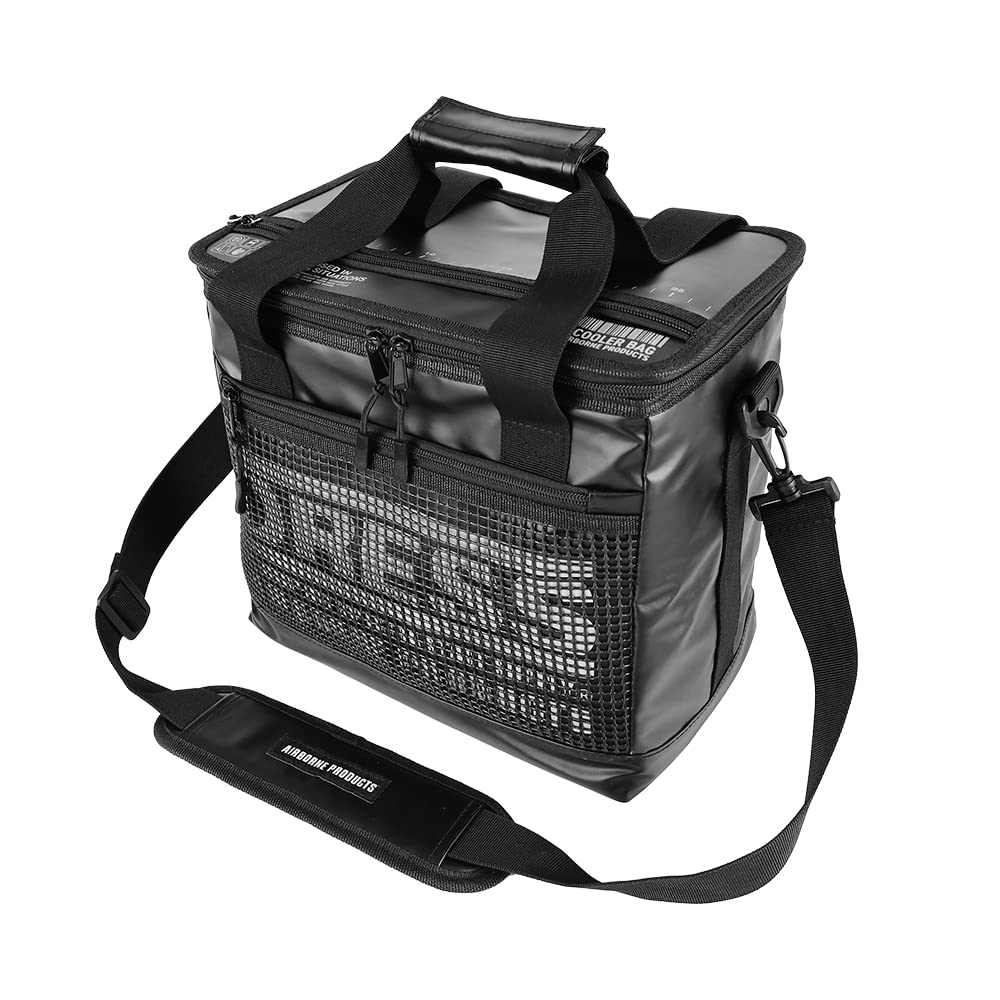 ドレス(DRESS) タックル クーラーバッグ ミニ 容量12L フィッシングバッグ ステルスブラック 肩ベルト付属 釣り 保冷 クーラーボックス 強力 ソフト 折り畳み
