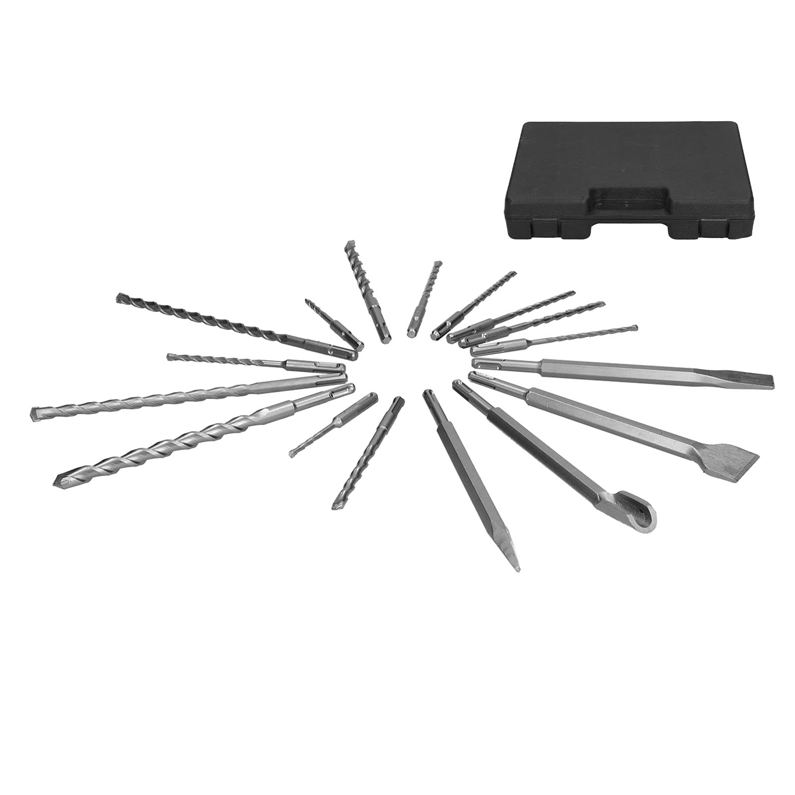 YWBL-WH Legierter Stahl Hammerbohrer-Set, 17-teilig