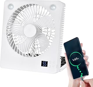 Ventilador Solar Para Exteriores,Ventilador Portátil Con Linterna Para Camping Solar - Equipo De Supervivencia Plegable Silencioso Con 3 Velocidades, Dispositivos Recargables Para Dormitorio, Camping